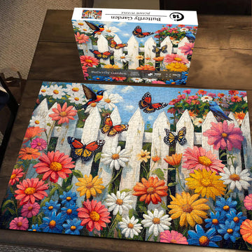Butterfly Garden Jigsaw Puzzle 1000 Pieces